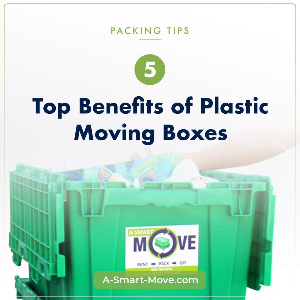 Benefits of Plastic Moving Boxes, A Smart Move